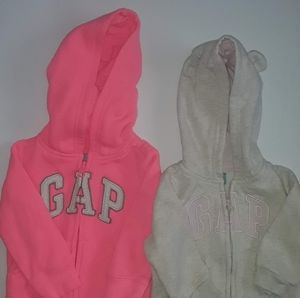 Baby girl lot of 2 Gap hoodies